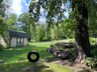 Charming 3,800 sq feet log house in Waupaca County.