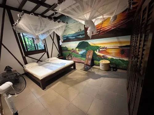 Waterfront villa with live-in staff!