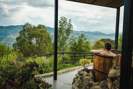 2 Charming private cabins in lovely Jericó steps from town Отели в г. Херико