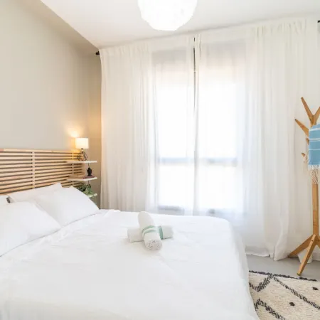 Stylish Seaside Escape with Balcony