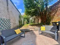 Maison Hypercentre Avec Jardin, idéale Groupes, 5 Chambres 5 Salles de Bain