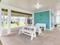 Steps to Pirate Beach: Galveston Home w/ Deck! Hotels near West End