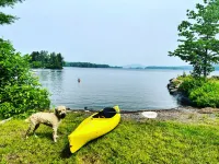 Cozy Lakeside Duplex Cabin on Moosehead, 10-min walk to Downtown Greenville