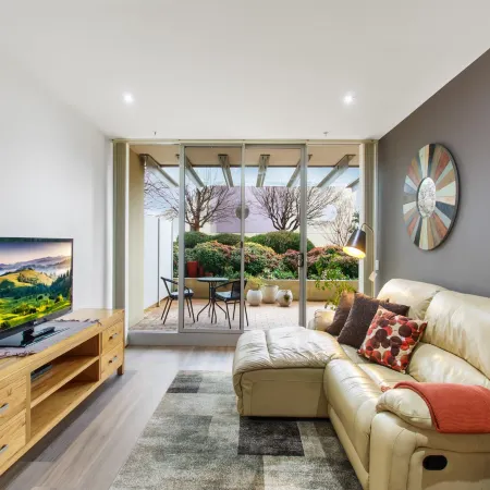 MadeComfy Spacious Canberra Living with Courtyard