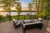 Enchanting Lakefront Oasis With Fire Pit, Generous Patio, Dock, & Amazing Views - 3-Star