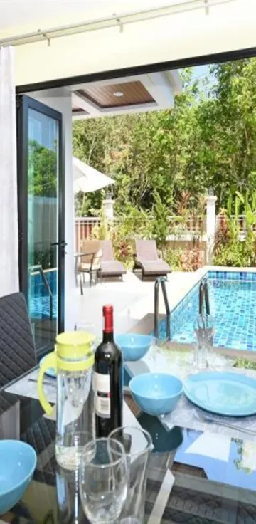 วิลลาแบบสองห้องนอนพร้อมสระว่ายน้ำส่วนตัว