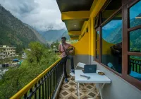 The Hosteller Kasol - Mountain view