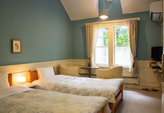 쁘띠 호텔 반산칸의 아늑한 외관 또는 객실