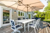 Chic Hamptons Home with Heated Gated Pool and Grill
