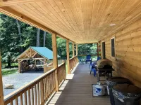 Family Friendly Waterfront Log Cabin on on the Wild & Scenic Clarion River