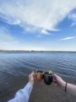 Cozy cabin right on the water! All bikers, skiers, fisherman and more welcome!