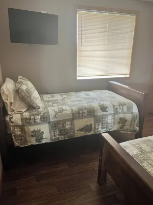 Enjoy a relaxing getaway on Prairie Lake in Cameron, WI