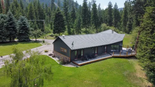 Modern home on gorgeous 7-acres along the infamous Blackfoot River