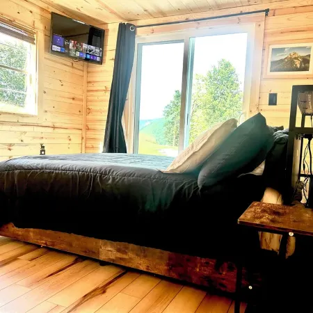 Cozy Tiny Cabin with Hot Tub, 3 Minutes to Seneca Rocks Park Entrance Отели в г. Пендлтон