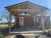 Brand new tiny cabin located on farm. Near rivers, trailsheads & national forest