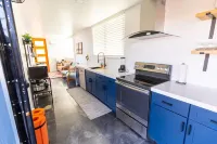 Unique one of a kind container home, Heated Pool, Mtn Views, Huge Outdoor Deck