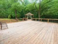 Vintage charm meets modern comfort in this historic 1850s cabin at Lake Hartwell Hotels in Gumlog