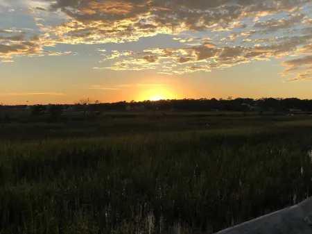 Garden City beach condo steps from the ocean and Garden City Pier! Отели рядом с достопримечательностью «TPC Myrtle Beach»