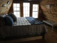 The Bluegill A-frame cabin at Bluegill Lake Cabins