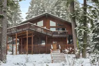 Fireplace and Sunny Entertainment Deck - Cozy Charming Retreat