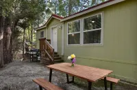 Modern Kitchen and Scenic Stream - Elegant Family Retreat
