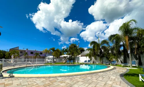 Pool, BBQ Area and Game Zone - Charming Studio Retreat Hotels in Clearwater