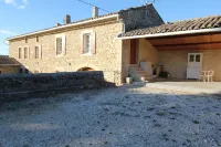 LUBERON PARK IN A STONE MAS WITH CABRIERES OF AVIGNON NEAR GORDES