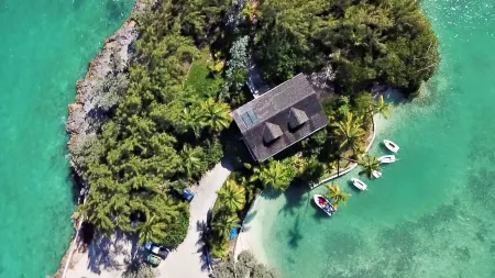 A rare combination of central location and private island seclusion
