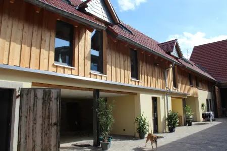 Converted farmhouse, modern and idyllic