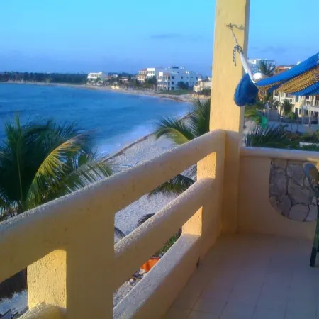 Direct Oceanfront, Corner Balcony Panoramic View of Beach, Half Moon Bay, Akumal