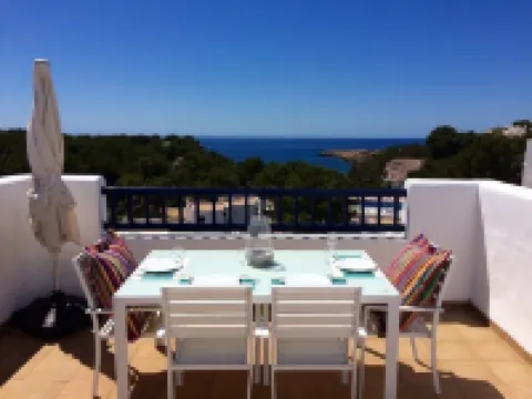 Authentic Mediterranean penthouse with sea view and private pool