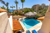 Private home OCEAN VIEW VILLA<br>pool, spa, 3 terraces.1 Minute walk to beach.