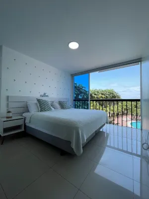 Apt  2 bedroom 2bathroom with AC, WiFi in Punta Centinela, Santa Elena, Ecuador Hotel a Punta Blanca