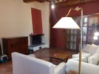 Old town, apartment with large kitchen