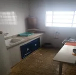 home Beach Center, wooded and grassy yard with fruit trees.