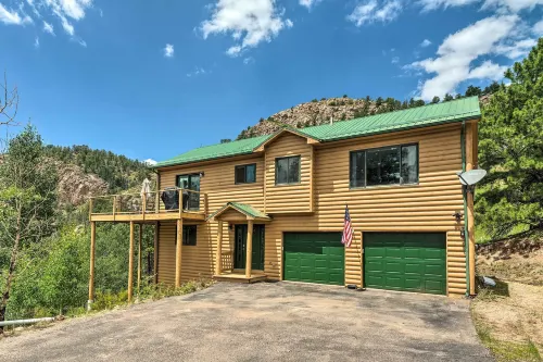 Cripple Creek Mtn Getaway w/ Panoramic Views - balcony
