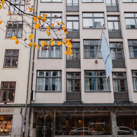 Home Hotel Wellington Отели рядом с достопримечательностью «Юнибакен»