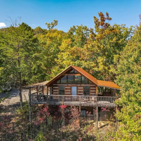 View! Private Studio Cabin,Hot Tub,Relax,Honeymoon
