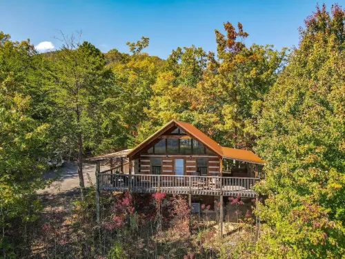 View! Private Studio Cabin,Hot Tub,Relax,Honeymoon