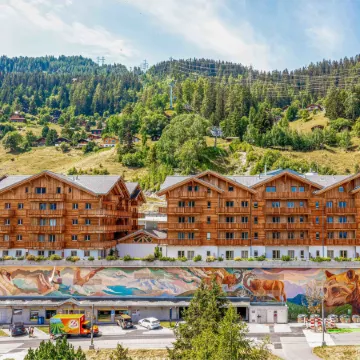 T-Resort la Tzoumaz 2p4 Vue vallée