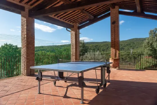 Apartment overlooking the Sienese hills, swimming pool and free wi-fi