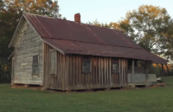 Quiet country home on a homestead farm