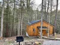 Hillside Hideaway! NEW hot tub! Family sized loft cabin, RRG, Pets welcome.