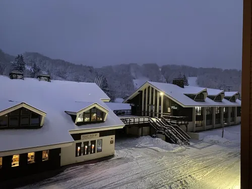 Right at the base of Pico, elevator building, Ski In Ski Out!