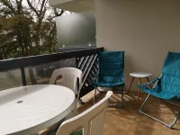 Nice studio near the beach for 3 people free internet parking balcony