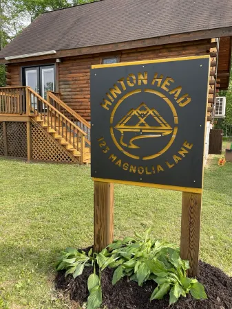 Log Cabin Located on the Greenbrier River in Hinton WV