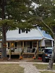 Rustic cabin on 80 acres with access to hiking and ATV trails.