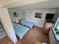 Very quiet, in almost green surroundings