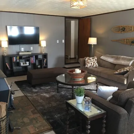 Downtown Ouray home with two living rooms, large yard and deck.