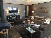 Downtown Ouray home with two living rooms, large yard and deck.